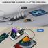 Promate Powerpack-Fold 5 in 1 Magsafe Power Bank, 10000mah 15W Foldable Wireless Powerbank - iPhone 15/15+/15 Pro/15 Pro Max, 14/14+/14 Pro/Max, Apple Watch, Air Pods, 18W USB QC 3.0 Port, 20W USB-C - Black